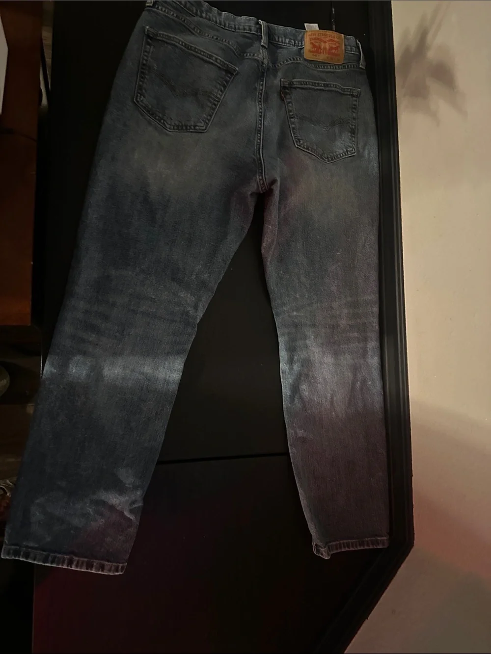 Levi's Men's Straight Jeans in Washed Blue